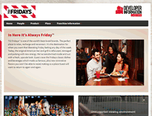 Tablet Screenshot of global.tgifridays.com